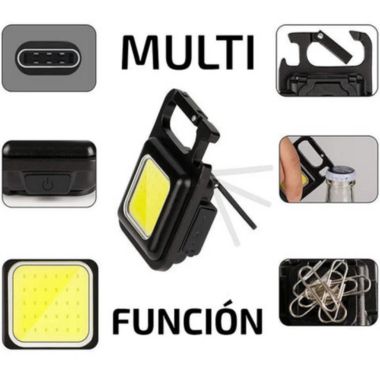SUPER Mini linterna led, llavero, imán y abrebotellas TODO EN UNO