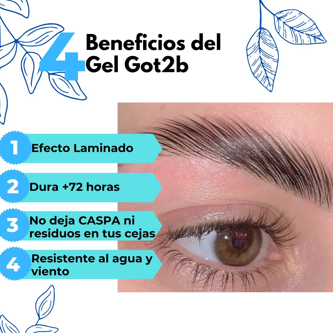 Gel Got2b Fijador MAGICO de Cejas y Cabello +72 HORAS