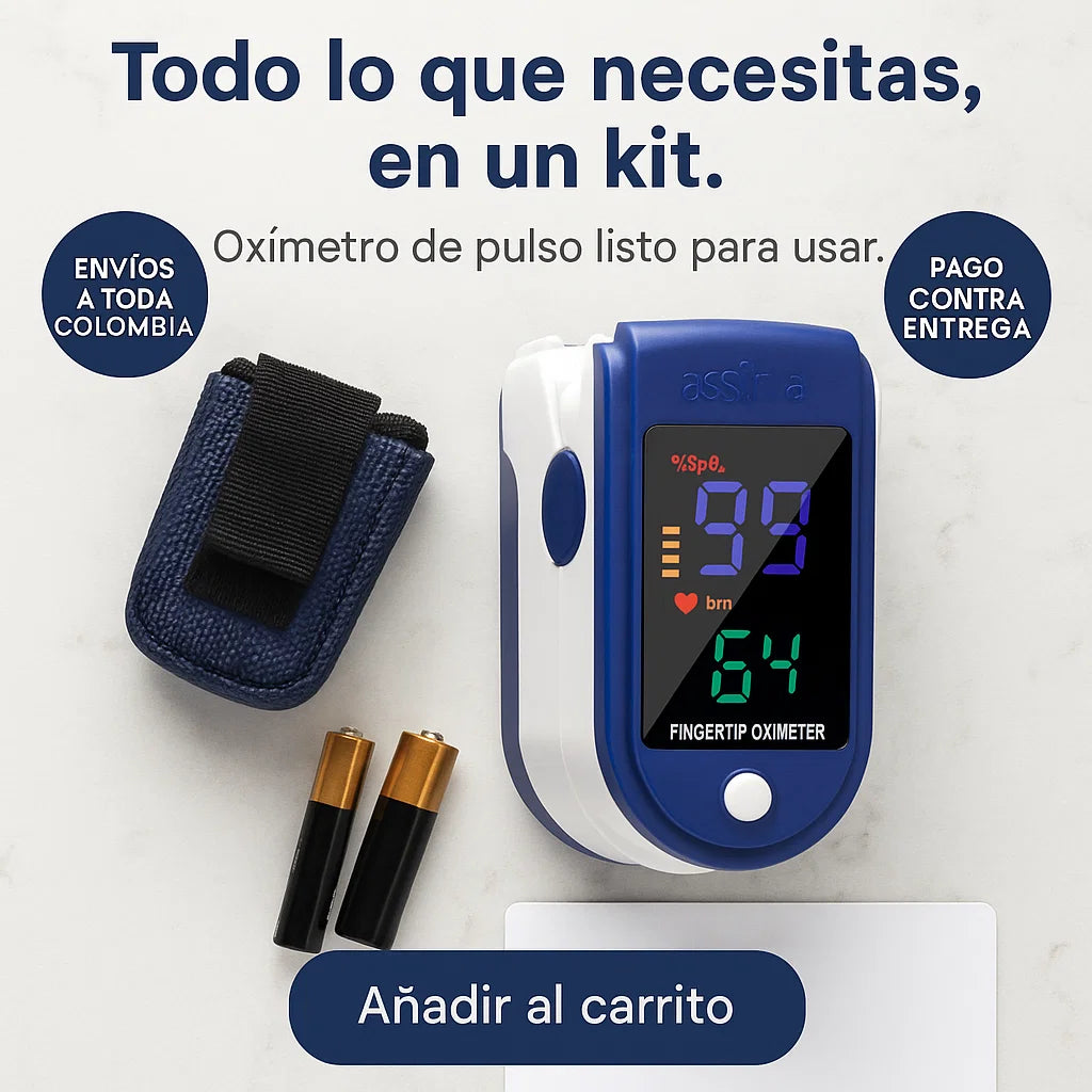 Controla tu salud en segundos desde casa 🏠 – Con el Oxímetro de Pulso más confiable del 2025