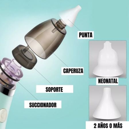 Aspirador nasal eléctrico - Recomendado #1 por pediatras