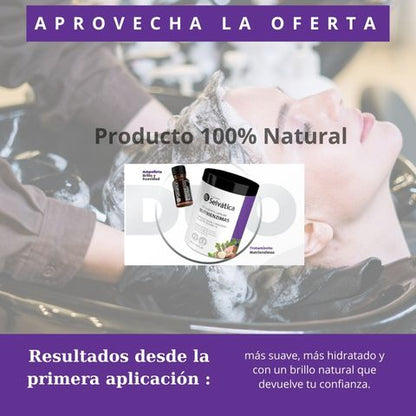 ✨Recupera el Brillo de tu Cabello 100% natural - Adiós Frizz en 5 Minutos