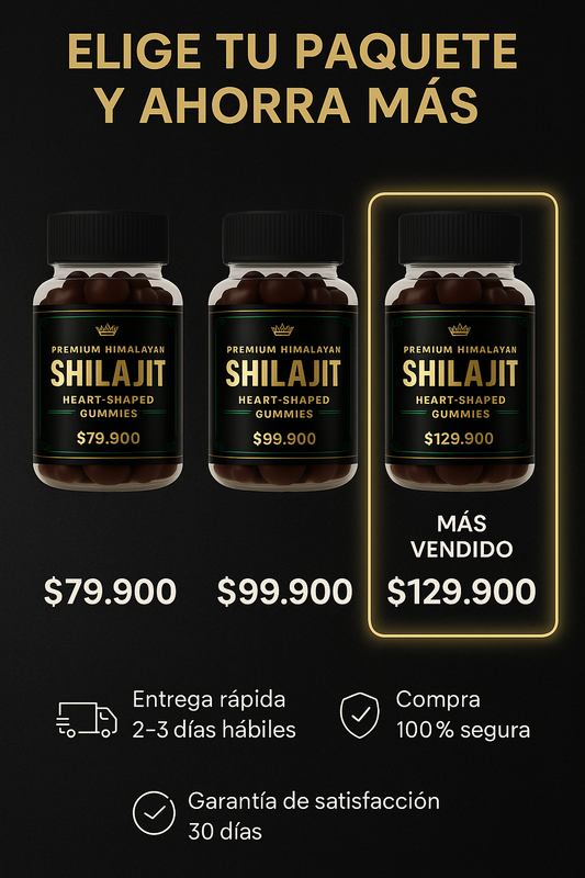 GOMAS SHILAJIT – CAMBIA TU ENERGÍA, CAMBIA TU VIDA!