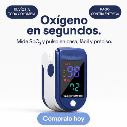 Controla tu salud en segundos desde casa 🏠 – Con el Oxímetro de Pulso más confiable del 2025