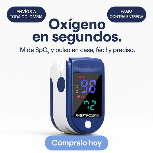 Controla tu salud en segundos desde casa 🏠 – Con el Oxímetro de Pulso más confiable del 2025