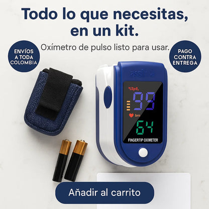 Controla tu salud en segundos desde casa 🏠 – Con el Oxímetro de Pulso más confiable del 2025