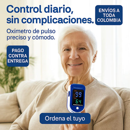 Controla tu salud en segundos desde casa 🏠 – Con el Oxímetro de Pulso más confiable del 2025